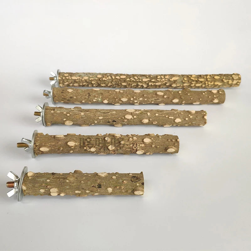 Natural wood bird perch & Chew stick- Fun, safe and enriching.