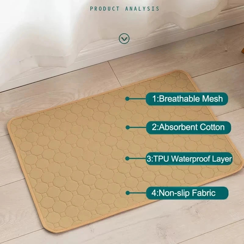 Washable Dog Training Pad – Reusable, Absorbent & Non-Slip
